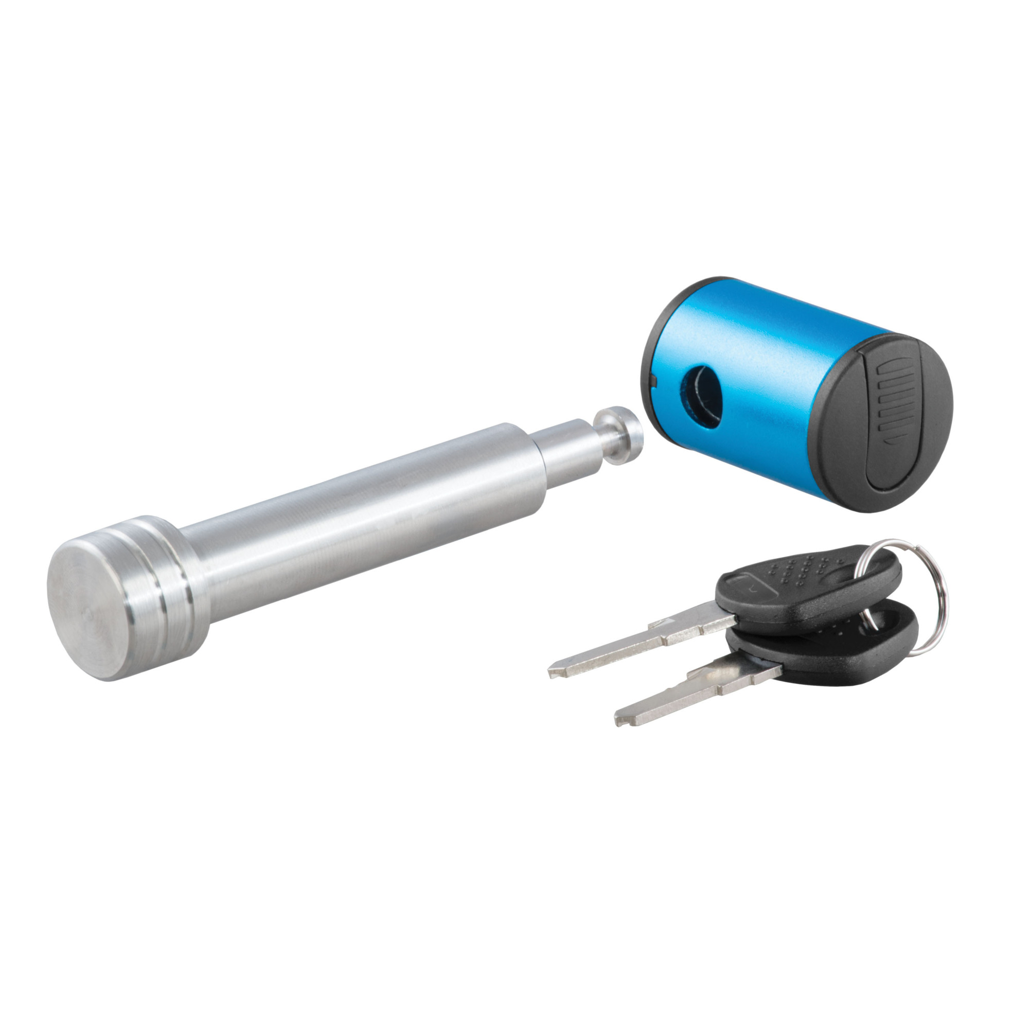 Curt Manufacturing Right-Angle Stainless Steel Trailer Hitch Lock — 5/8in. Pin Diameter, Fits 2in. Receiver, Model# 23502
